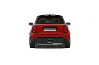 MINI COOPER S JCW PACKAGE RED 2021 OttO mobile 1:18 Resinemodell (Türen, Motorhaube... nicht zu öffnen!)